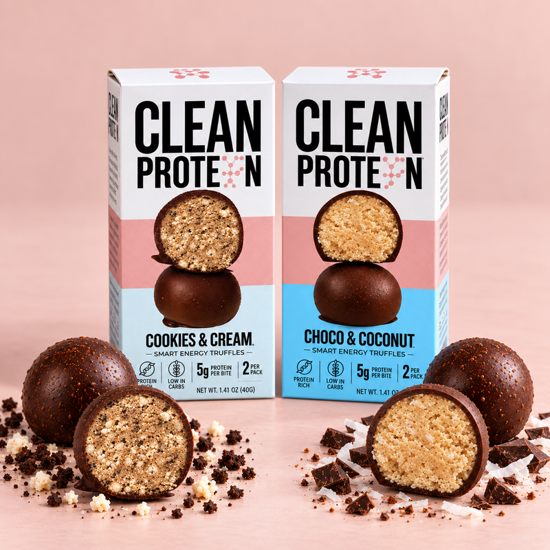 Mix Box – 16 Protein Truffles, Both Flavours