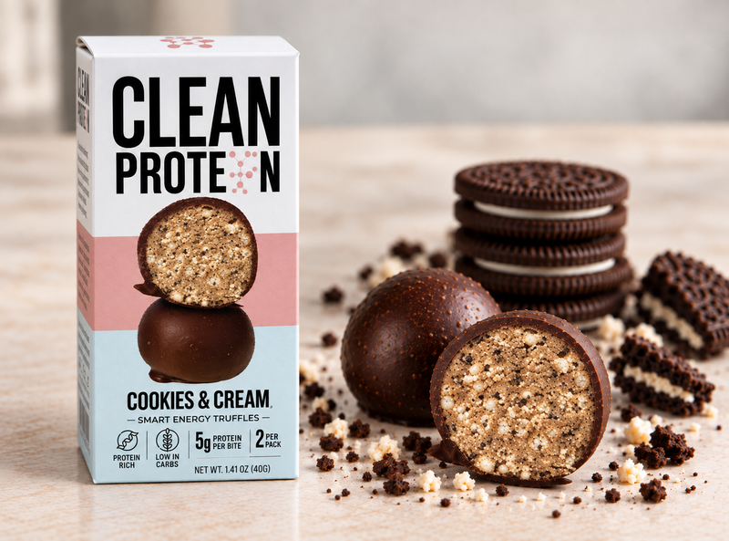 Cookies & Cream Protein Truffles – 2 Pack